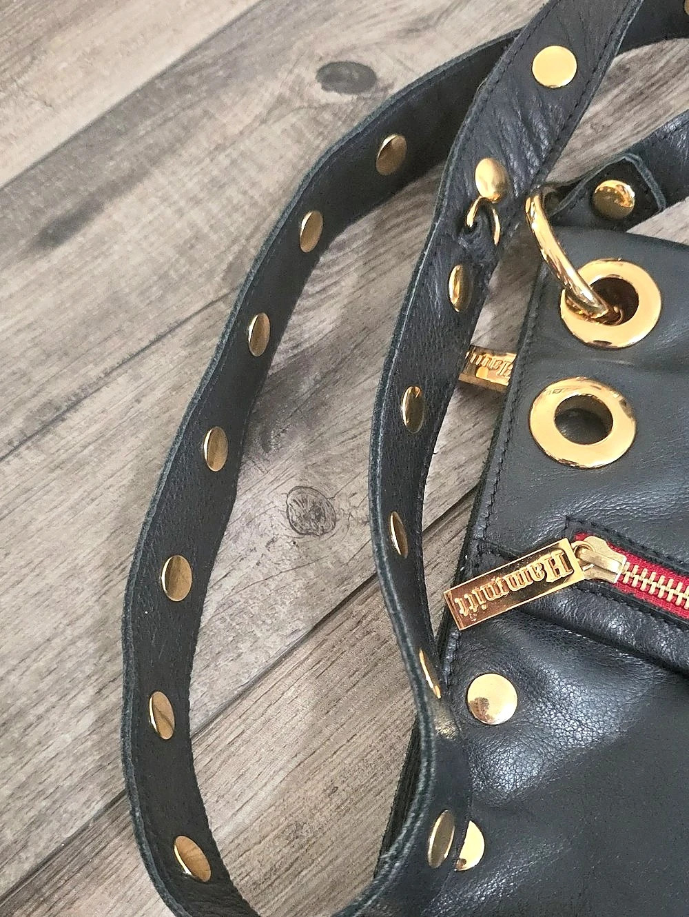 Hammitt Tom Zip Medium Studded Shoulder Bag in Black - Picture 3 of 13